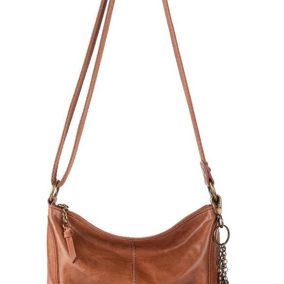 The Sak Brown Tobacco Floral Emboss Luca Leather Bag - Picture 14 of 14